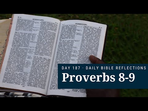 DAY 187 | Proverbs 8-9 | The Bible in A Year