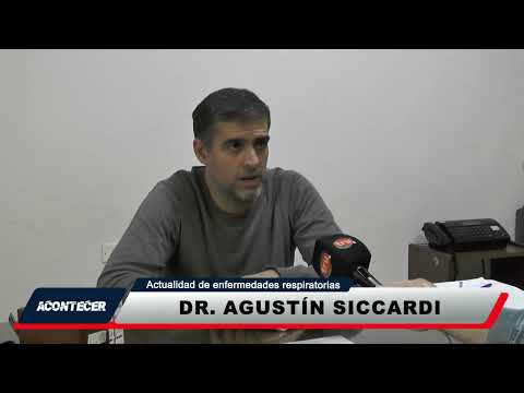 Marcos Juárez: Actualidad de enfermedades respiratorias. Habla el Dr. Agustín Siccardi
