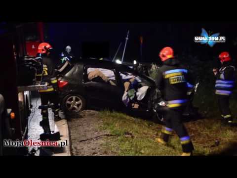 Wypadek w Oleśnicy. Nie żyje 26-letni jaworznianin
