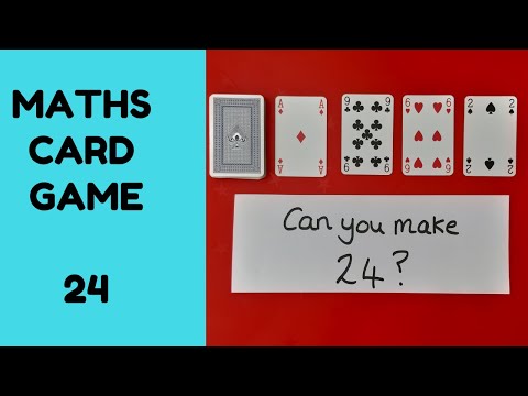 Maths card game - 24 - YouTube