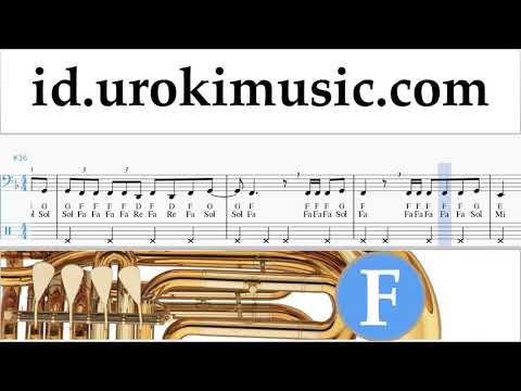 Cara Bermain Tuba Marshmello ft. Bastille - Happier Tutorial Tab um-i592