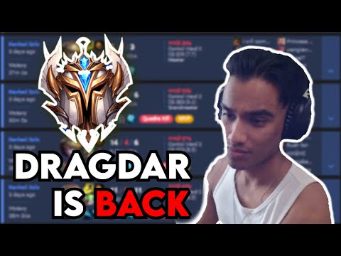 Rank 1 Ezreal is Dominating Challenger Again! Dragdar is Back!