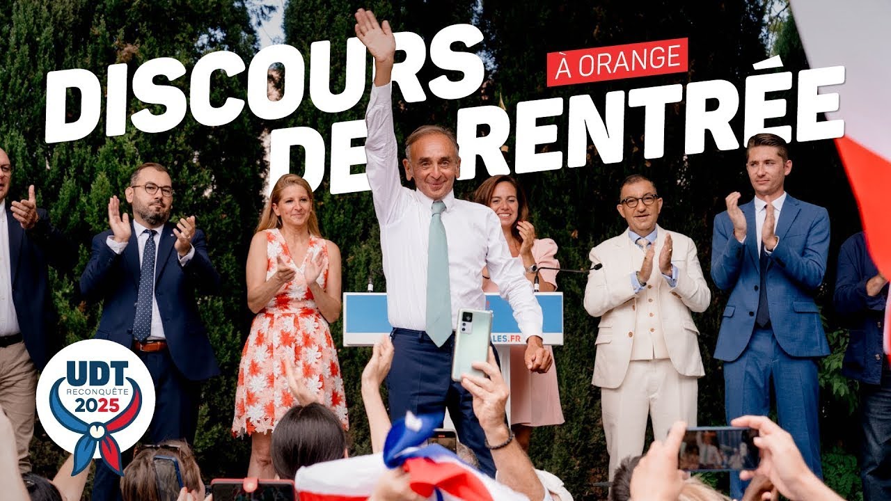Éric Zemmour présente Arthur Cottrel, candidat à Toulouse – Université d’été (31 août 2025)