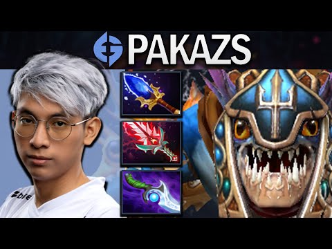 Slark Dota 2 Gameplay EG.Pakazs with Bloodthorn - Rank 1