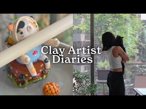 Life of a Clay Artist: How I Sculpt My Characters ✿ Polymer Clay Process + Sketches