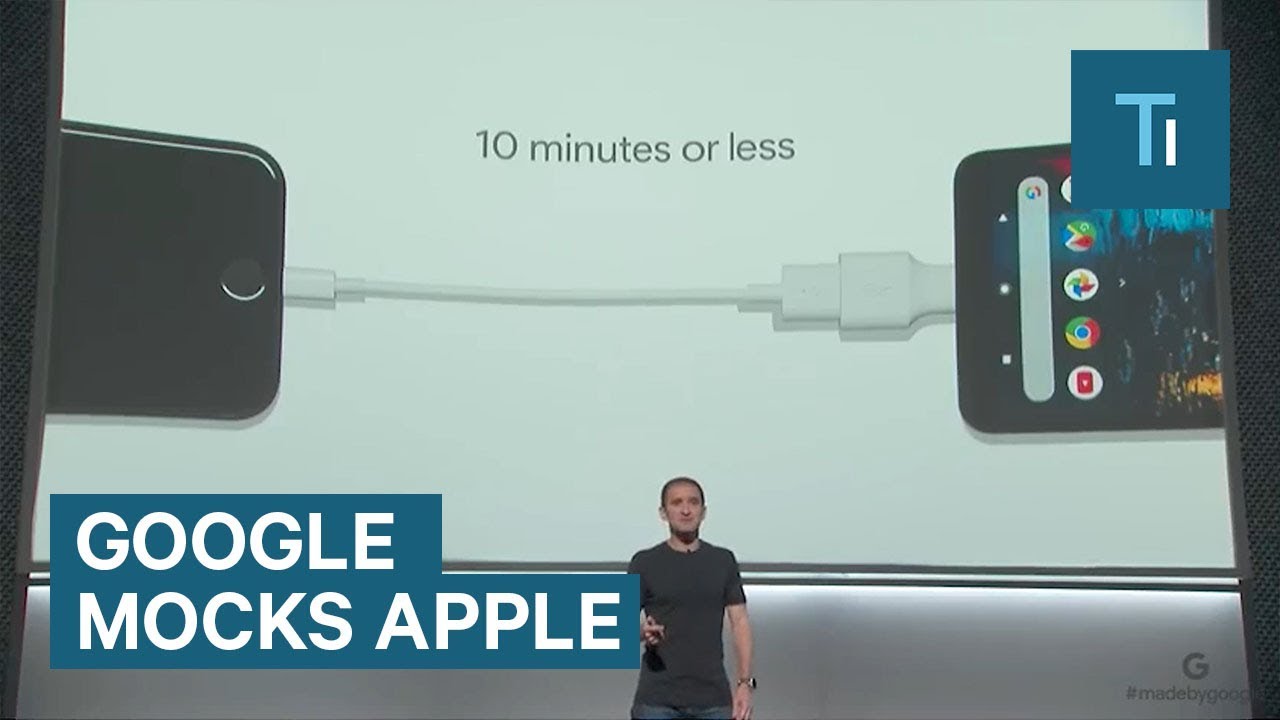 Google Mocks Apple Thumbnail