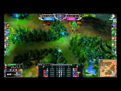 CJ Entus Frost vs LG IM # 1 Game 1