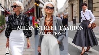 Newest October 2025 Fashion 🇮🇹 Milan Street Style | Hottest Italian Trends In Autumn Outfits Looks