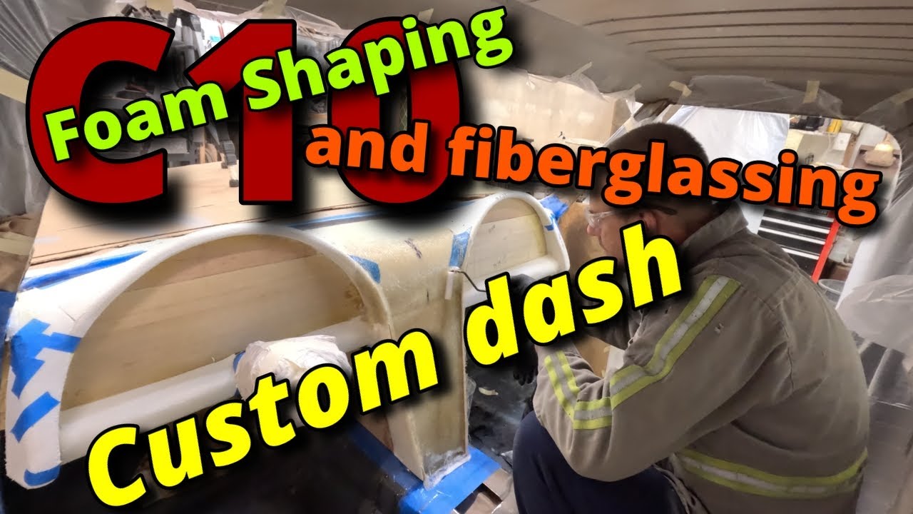 OTF Garage EP 62 Building A Custom Dash | How To Build a Custom Dash | Foam Shaping and Fiberglass.
