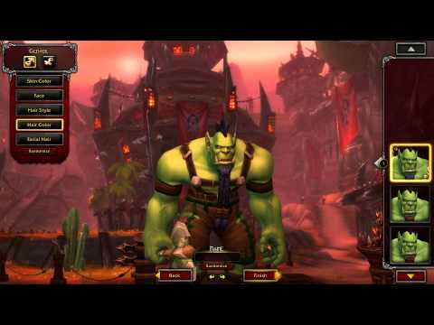 Male Orc Character Creation / Customization - WoW Warlords of Draenor Alpha (WoD) - Ft. Syiler