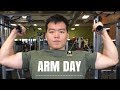 Cutting 7 Weeks In | Arm and Leg Workout | Full Day Eating | 比赛减脂第7周 | 手臂退部训练 | 全天饮食公开