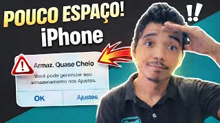 iPhone com POUCO ARMAZENAMENTO? RESOLVA AGORA!  