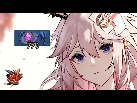 HI3 - Exalted Red Lotus Abyss 412D - DJ/GD/PV No elf - Husk Nihilius (Paralyze) 770 Points