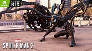 SpiderMan 2 Inspired Peter's Black Symbiote Suit  SpiderMan PC MOD Gameplay
