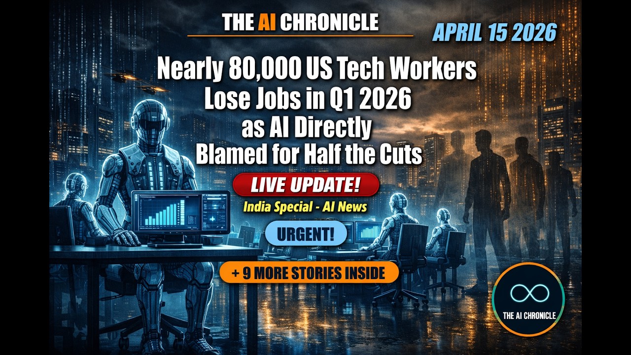 Nearly 80,000 US Tech Workers Lose Jobs... | Top 10 AI News | AI Chronicle - 15th April 2026
