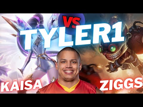 TYLER1 | KAISA VS ZIGGS | ADC GAMEPLAY | Patch 14.13 / Season 14 | #LeagueofLegends