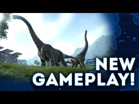 INCREDIBLE NEW Jurassic World Evolution Gameplay! 20 Minutes of New Dinosaurs Gameplay Walkthrough!