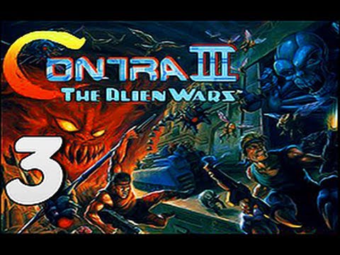 Contra lll - The Alien Wars Playthrough - Stage 3 Hard Mode