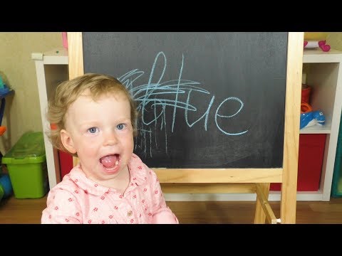 Olya Play Back to School with School Chalks - Family Fun Playtime!!!