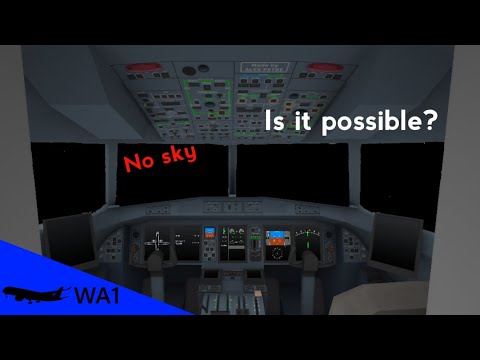 Flying a plane without looking at the sky in TFS