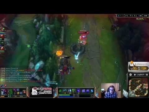 TSM Bjergsen - Cho'Gath vs LeBlanc - Mid - Full Game #9