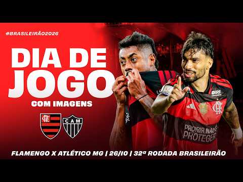 🔴 AO VIVO: FLAMENGO x ATLÉTICO-MG | COM IMAGENS E NARRAÇÃO EM PORTUGUÊS | BRASILEIRÃO (26/10/26)