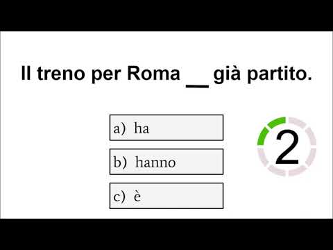 ITALIAN QUIZ #9 - level A2 | Can You pass this ITALIAN test?