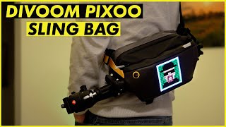 Divoom Pixoo Sling Bag - Pixel Art Tasche | CH3 Test Review Deutsch