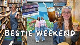 Weekend VLOG (thrifting + book shopping + what I ate) w/ @emsnovellas
