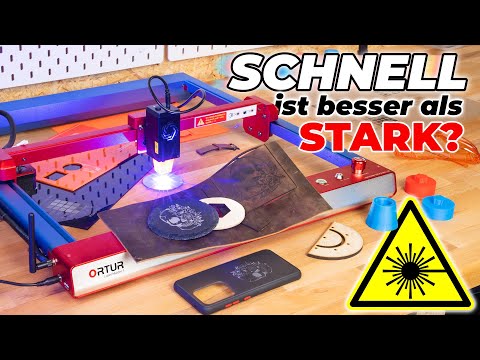 ORTUR Laser Master 3 | SCHNELL mit WIFI LIGHTBURN! (Test 2023 XXL)