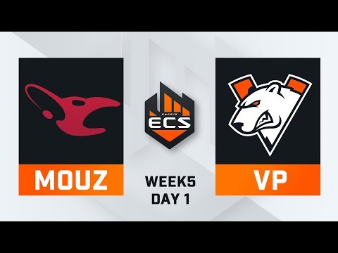 Mousesports vs Virtus.pro - Map 1 - Overpass (ECS Season 8 - Week 5 - DAY1)