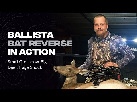 Small Crossbow. Big Deer. Huge Shock. | Ballista Bat Reverse in Action
