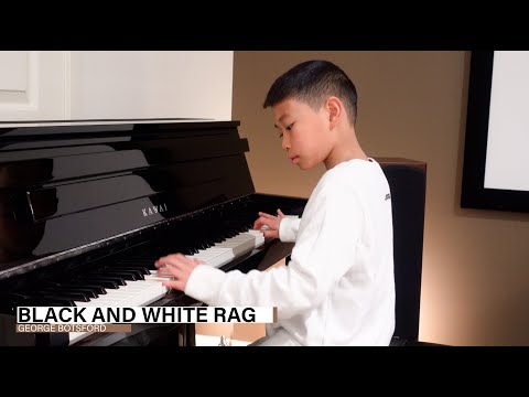 Keilen (9yo) plays Black and White Rag by George Botsford