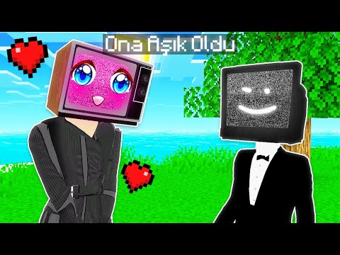 TV WOMAN ONA AŞIK OLDU ❤️ - Minecraft