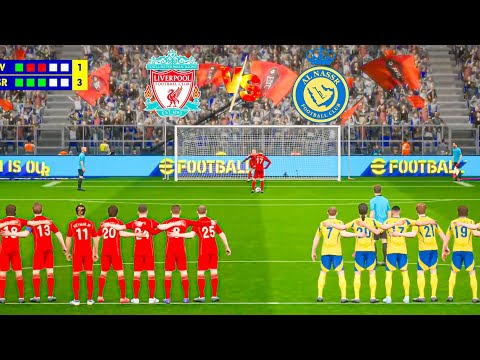 eFootball 2025 Liverpool vs Al - Nassr Fc Final Full Penalty Shootout | Ronaldo vs Sala Penalty Kick