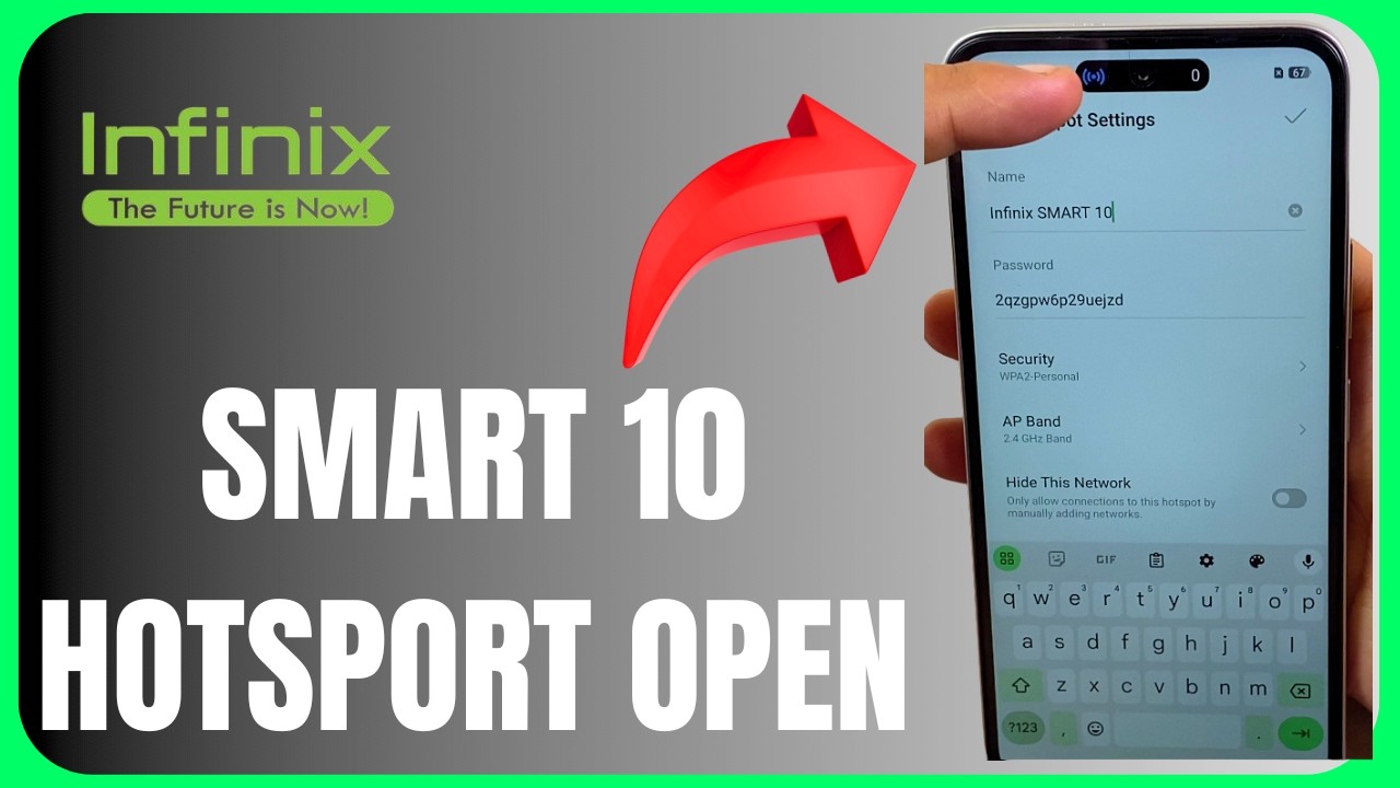 📶 Infinix Smart 10 Hotspot ON/OFF 😱📱 | Easy Personal Hotspot Tutorial 🔥