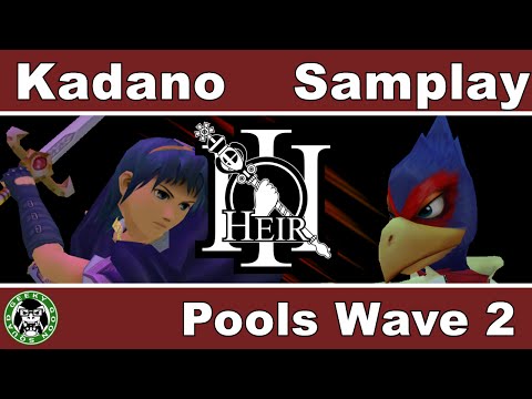 Heir 3 - Kadano (Marth) Vs. Samplay (Falco) - Pools Wave B - Melee Singles