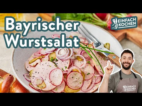 Bayrischer Wurstsalat 😍 ✨ | das Original-Rezept 😋 | Einfach Kochen