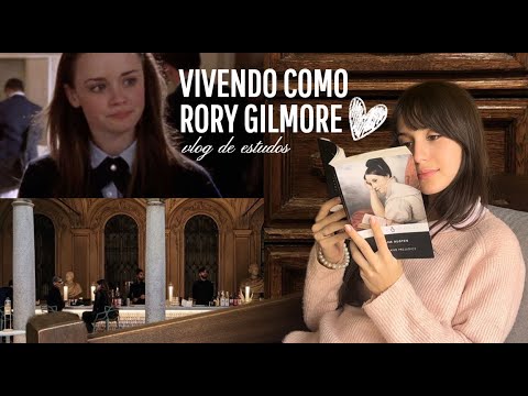 STUDYING LIKE RORY GILMORE | vlog, tips, study habits