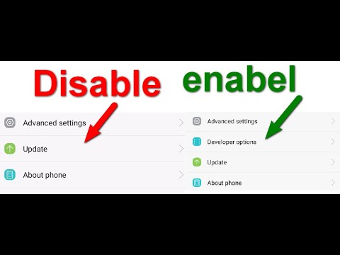 Huawei Developer Opions Enable