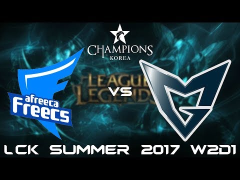 [LCK] Afreeca Freecs vs Samsung Galaxy Highlight Game 1 W2D1 LCK SUMMER 2017
