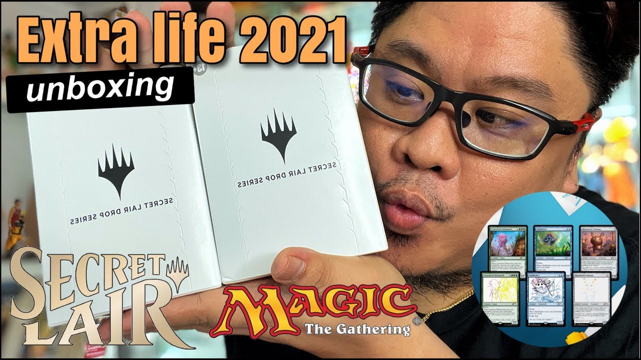 SECRET LAIR - EXTRA LIFE 2021 (Non-foil & Foil Edition) UNBOXING - MAGIC THE GATHERING