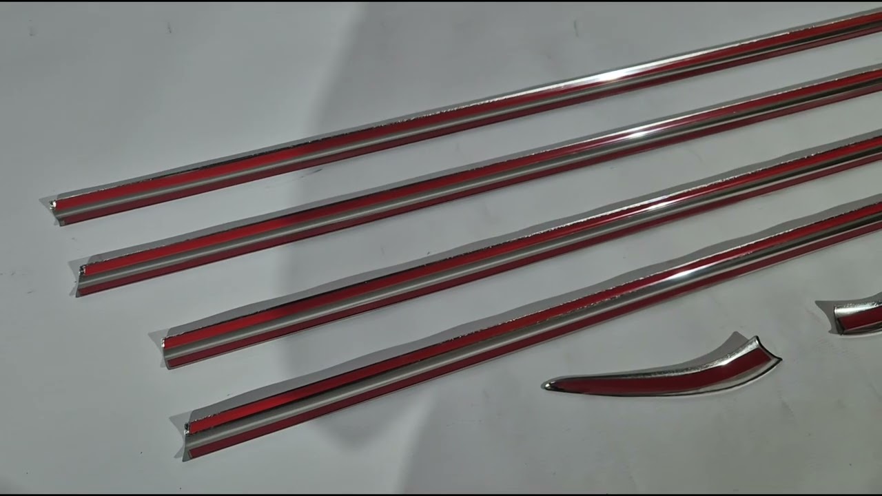 Peugeot 301 2012- рр. Окантовка вікон (нерж) Video 1
