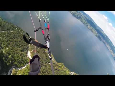 Viral Video UK: Speedflying crash landing