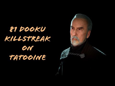 Star Wars Battlefront 2: 81 Dooku Killstreak on Tatooine