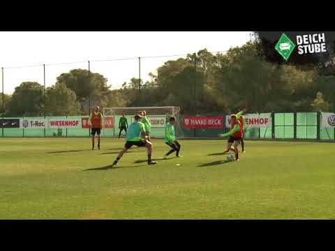 Werder-Trainingslager: Izet Hajrovic tunnelt Robert Bauer