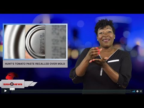 Hunt's tomato paste recalled over mold (ASL - 4.7.19)