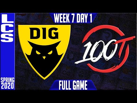 League of Legends l DIG VS 100T FULL GAME l Week 7 Day 1 l 2020