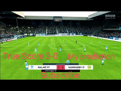 Malmo FF vs Hammarby | Allsvenskan - Matchday 10 | My prediction | Full HD Gameplay | Highlights