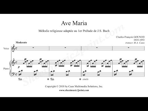 Gounod : Ave Maria - C Major